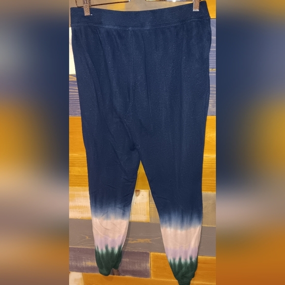 Wildfox Hadley Blue Tie-Dye Track Pants M - Picture 5 of 6